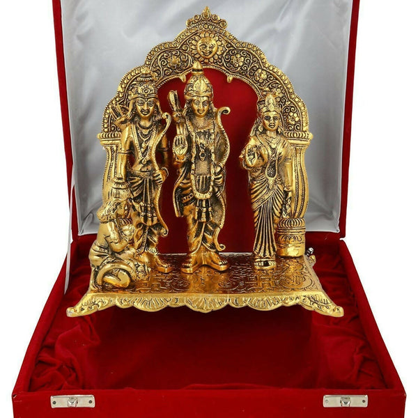 Lavanaya Brands - Gold Plated Ram Darbar Murti - Distacart