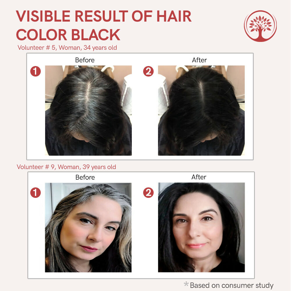 Ivory Natural Black Hair Color - Plant-Based Natural Hair Color - Both For Men Women - Distacart