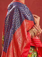 Thumbnail for NOZ2TOZ Women's Tussar Silk Olive Printed Designer Saree With Blouse Piece - Distacart