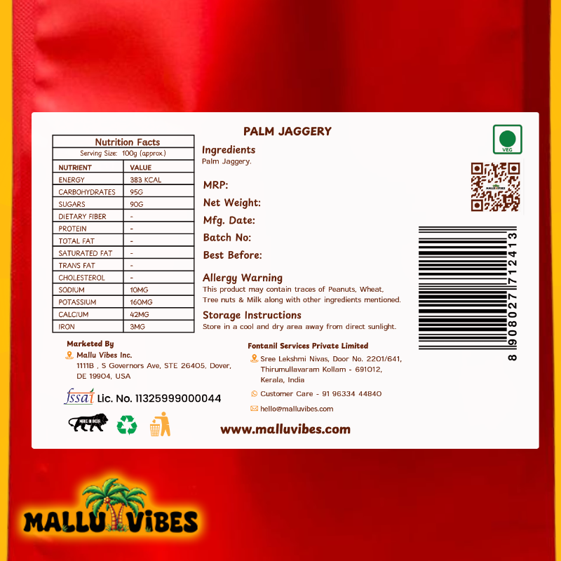 Mallu Vibes Palm Jaggery