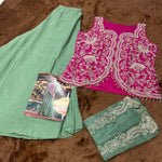 Thumbnail for Aarshi Fashions Pink Chinon Wedding Gowns