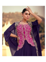 Thumbnail for Aarshi Fashions Pink Chinon Wedding Gowns