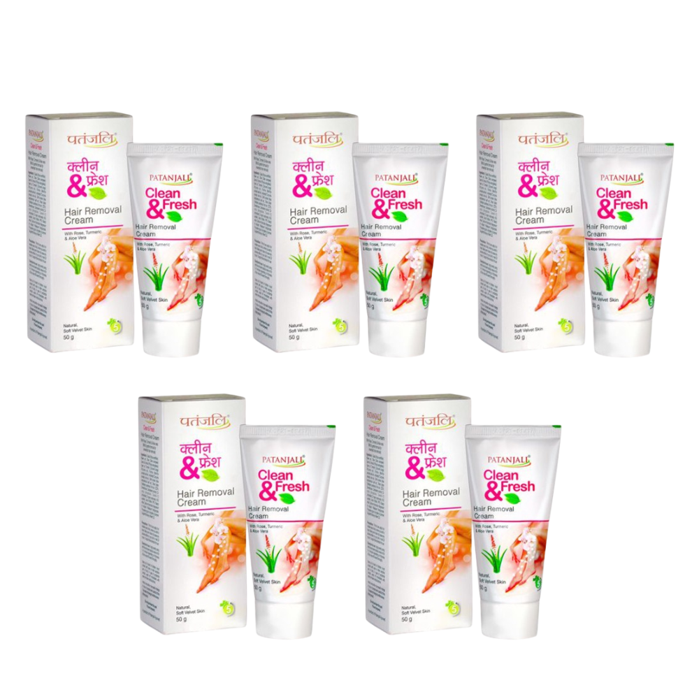Patanjali Clean & Fresh Hair Removal Cream - Distacart