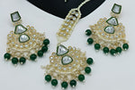 Thumbnail for Jewel City Kundan Choker Set with Pearl Tassels - Premium Glass Cut Stone Wedding Collection