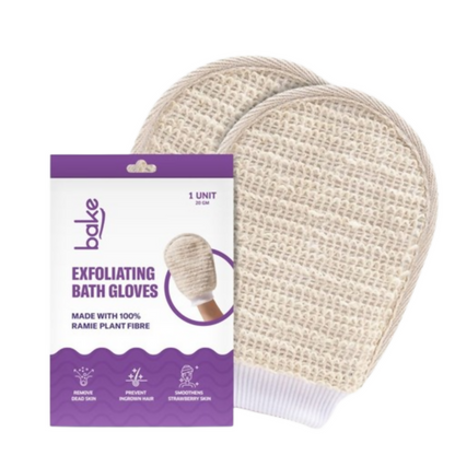 Bake Exfoliating Bath Glove with Ramie plant Fibre - Distacart