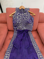 Thumbnail for Preksha Creation Women Jimmy Chu Fabric with Thread & Sequence work Saree - Distacart