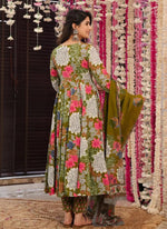 Thumbnail for Vegaa Fashion Mehendi Muslin Printed Designer Palazzo Suit