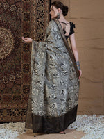 Thumbnail for Anouk Ethnic Motifs Zari Silk Blend Sungudi Saree
