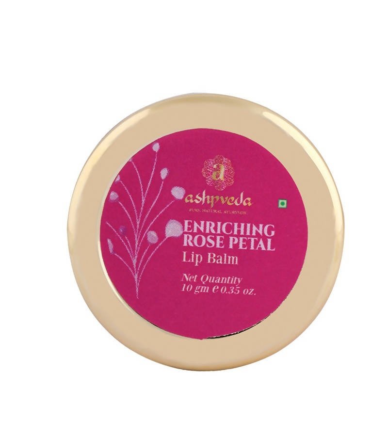 Ashpveda Enriching Rose Petal Lip Balm - Distacart