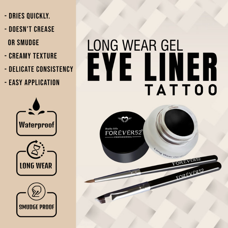 Daily Life Forever52 Long Wear Gel Eyeliner Tattoo - GT001 - Distacart