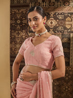 Thumbnail for kasee Embellished Zari Pure Silk Saree - Distacart