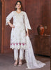 Prazu Fashion White Viscose Roman Silk Embroidered Sequence Work Kurta Set - Distacart