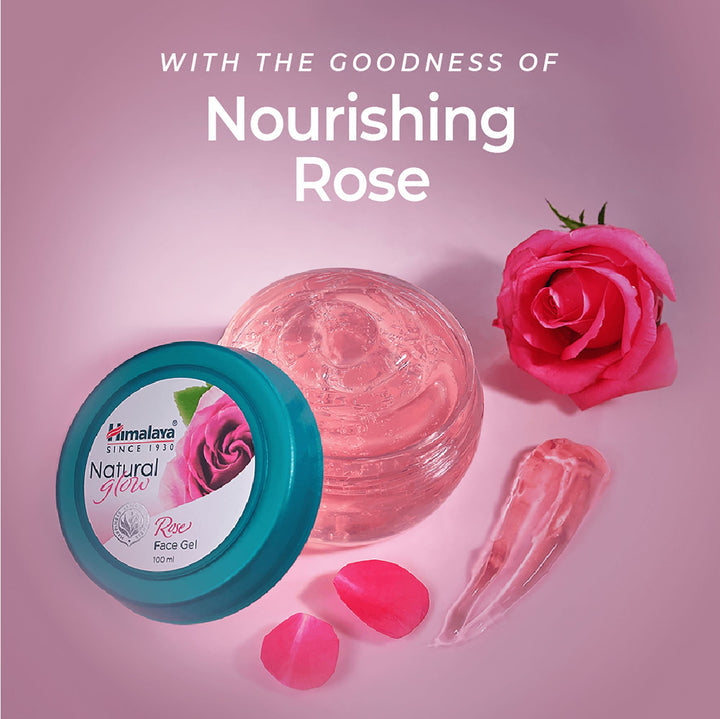 Himalaya Natural Glow Rose Face Gel - Distacart