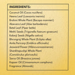 Thumbnail for Veda Ayurvedic Cold Pressed Hair Oil - Ayurvedic Jadi Butis Infused Oil - Distacart