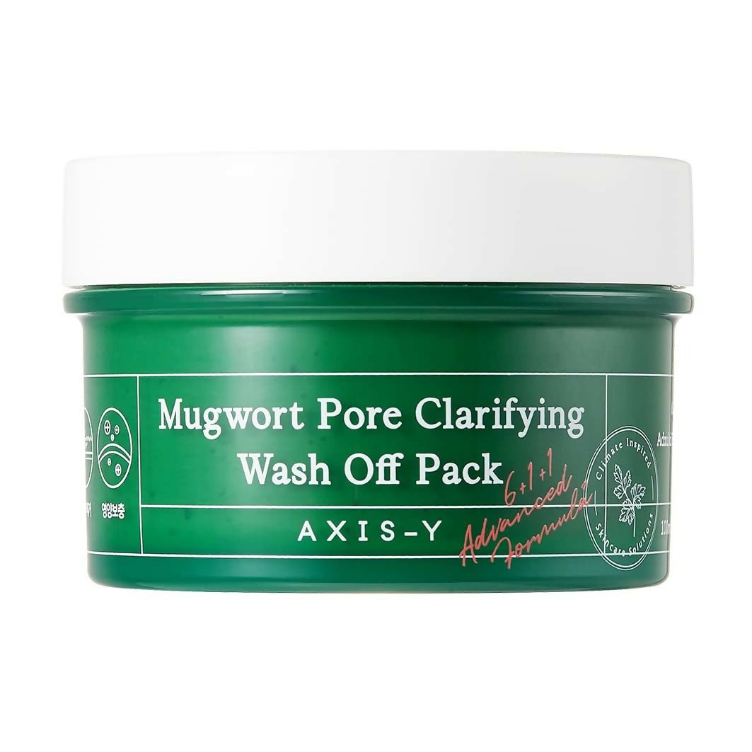 AXIS-Y Mugwort Pore Clarifying Wash Off Pack For Exfoliating, Pore Reduction, Acne, Blackhead, Korean Skincare - Distacart