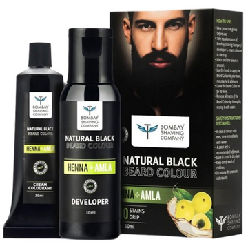 Bombay Shaving Company Beard Color For Men - Natural Black - Distacart