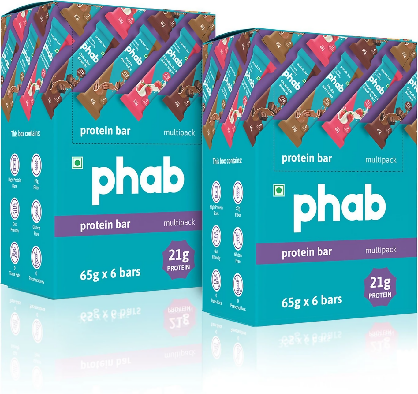 Phab Protein Bars With Protein Chocolate Brownie - Dista
