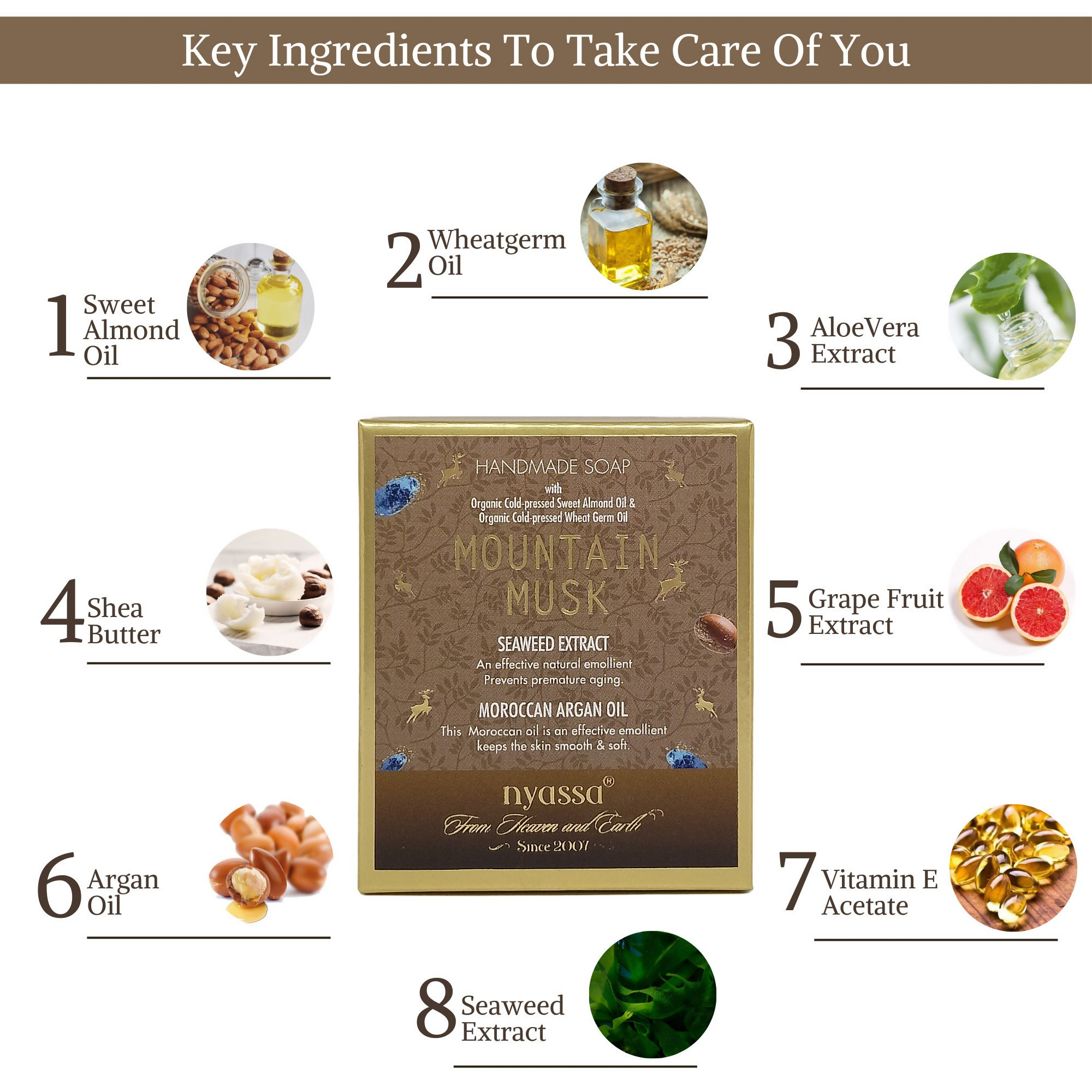 Nyassa Mountain Musk Handmade Soap - Distacart