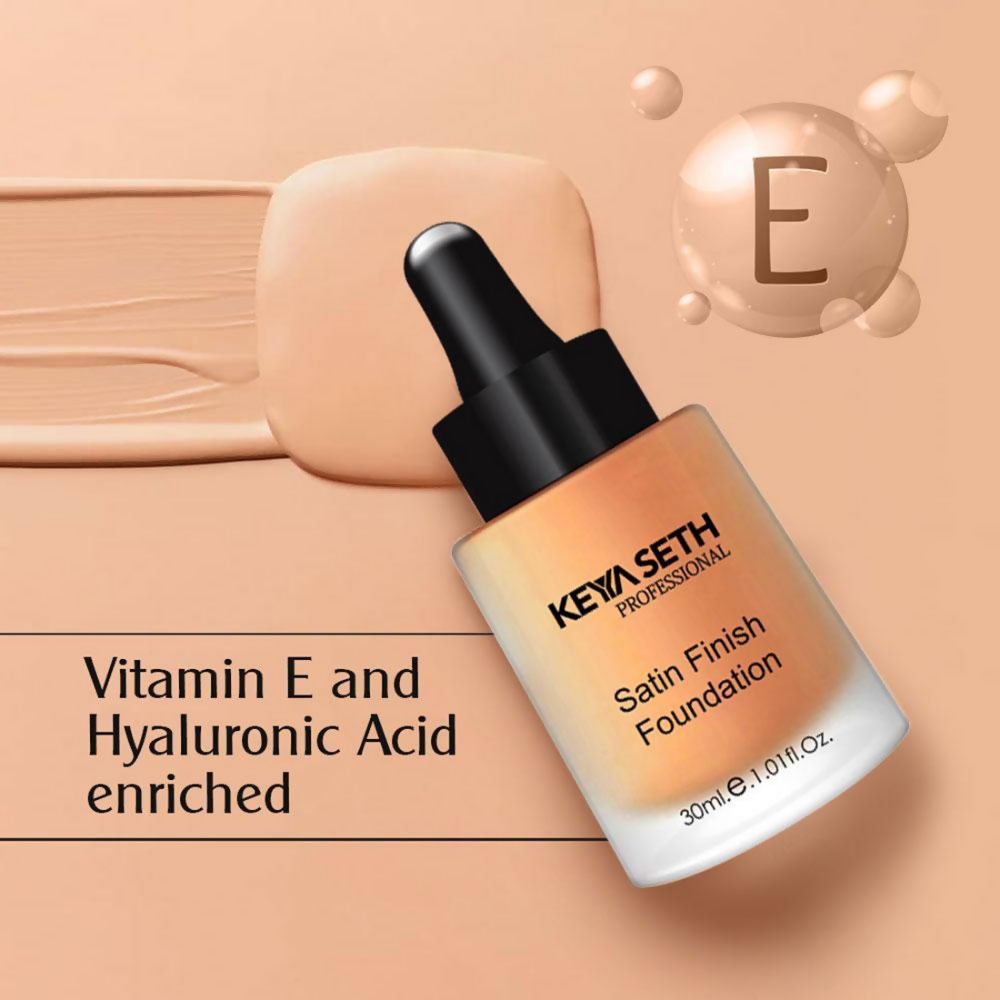 Keya Seth Aromatherapy Professional Satin Finish Foundation - Shade 4 - Distacart