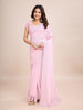 kasee Ethnic Motifs Sequinned Poly Georgette Ready to Wear Saree - Distacart