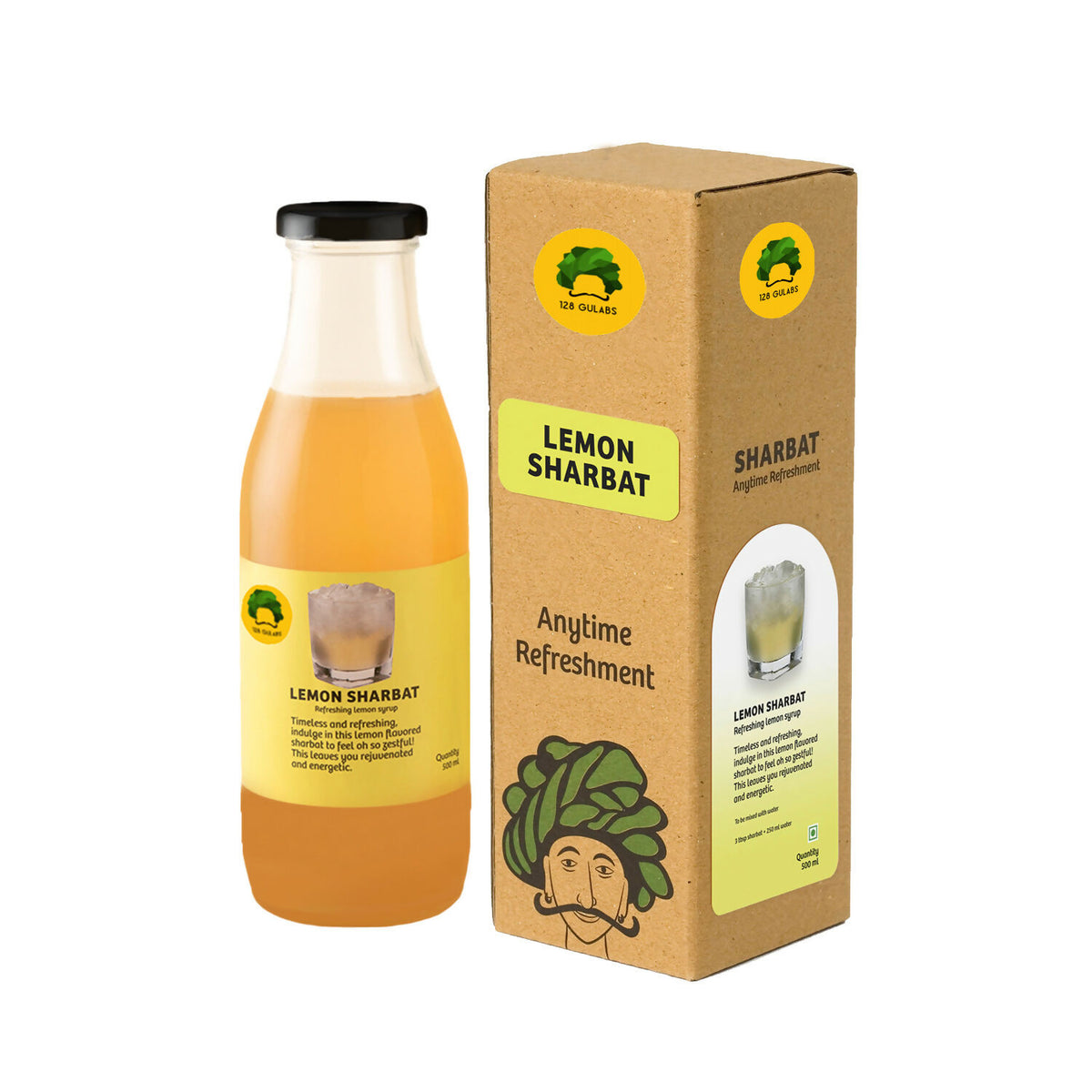 Image 2 of 500 ml for the product Gulabs Lemon Syrup