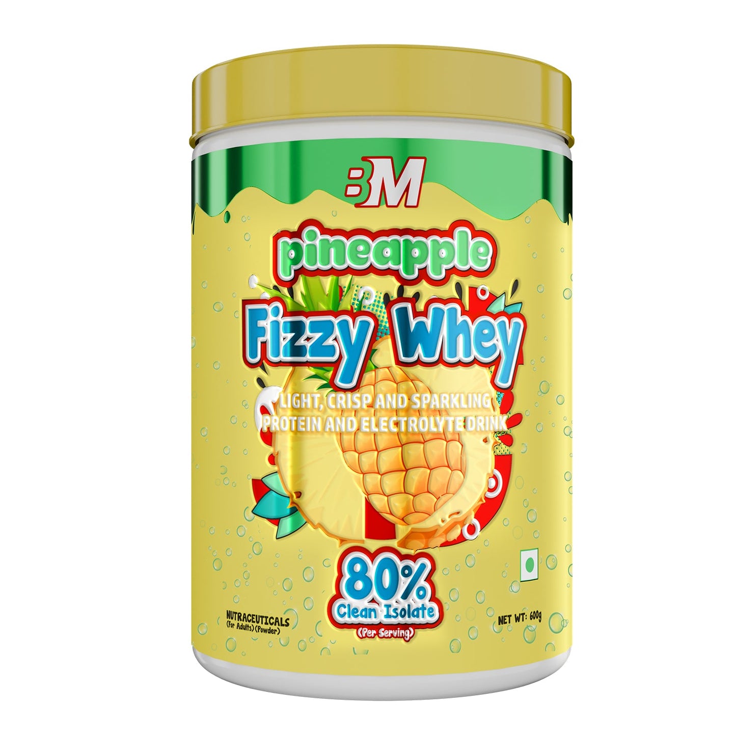 Big Muscles Nutrition Fizzy Whey & Shaker Combo - Distacart