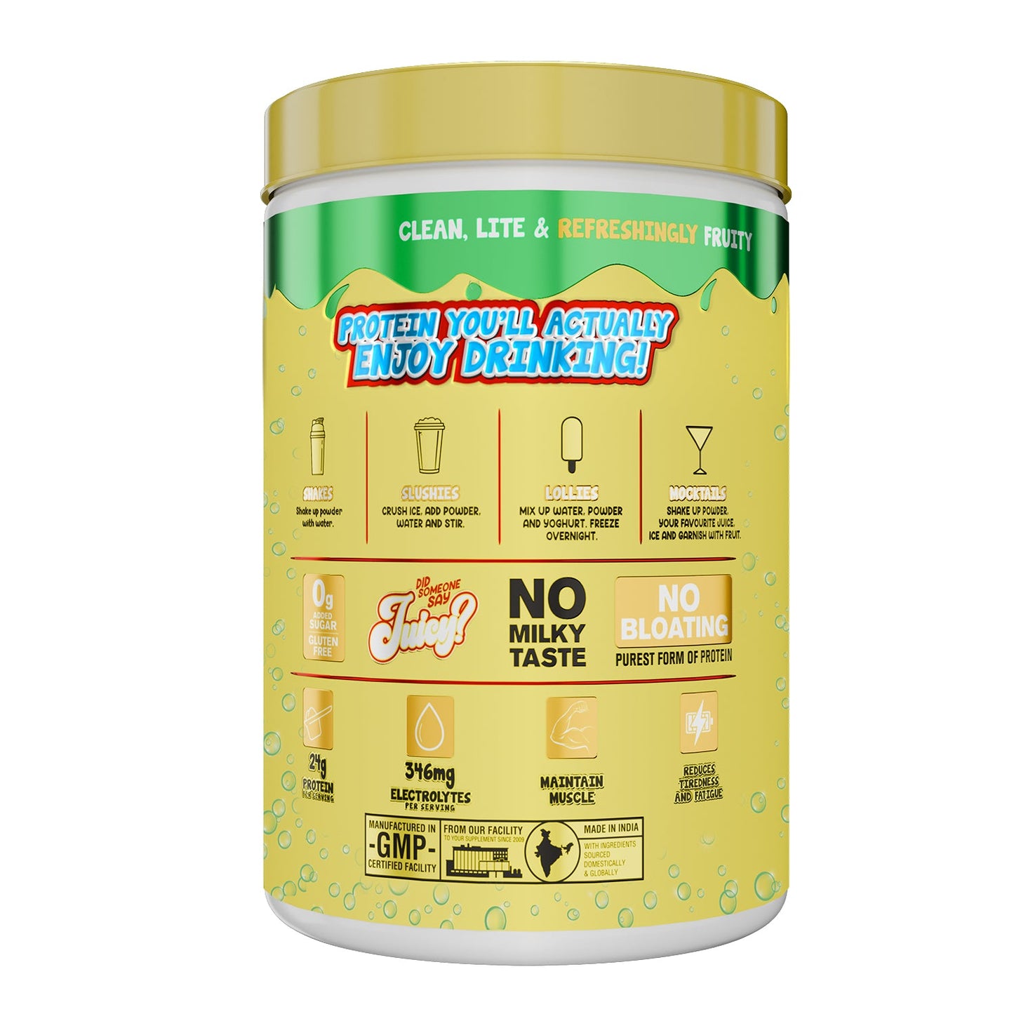Big Muscles Nutrition Fizzy Whey & Shaker Combo - Distacart