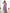 Lorenvalley Fashion Women Pure Soft Organza Silk Print Fully Flair Anarkali With Pent Dupatta Set - Pink - Distacart