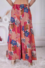 Thumbnail for BulBul Anushree Chanderi Pink Co-Ord Set