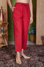 Thumbnail for BulBul Anupama Cotton Blue Kurta Set with Dupatta