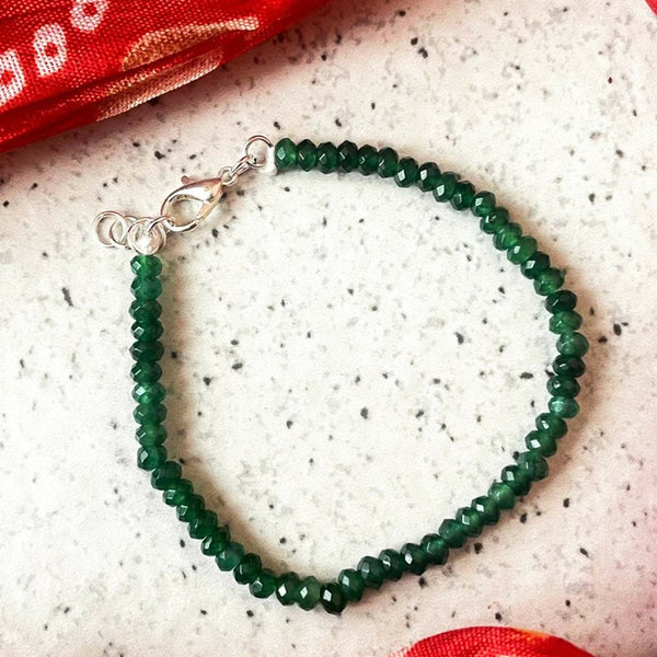 Joban Fashion Green Glass Glass Beads Trendy Bracelets