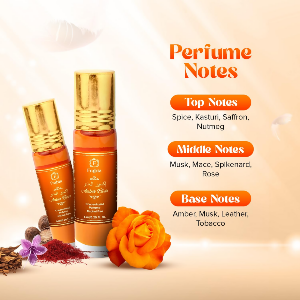 Frabia Amber Musk Perfume Oil for Men & Women - Dista