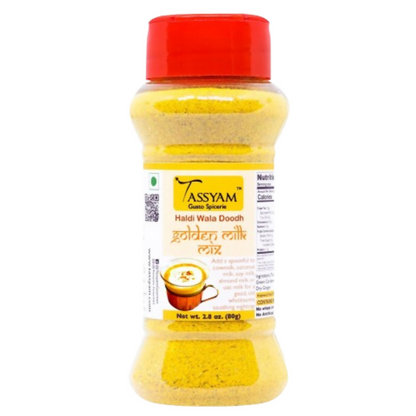 Tassyam Organics Golden Milk Turmeric Latte (unsweetened) - Distacart