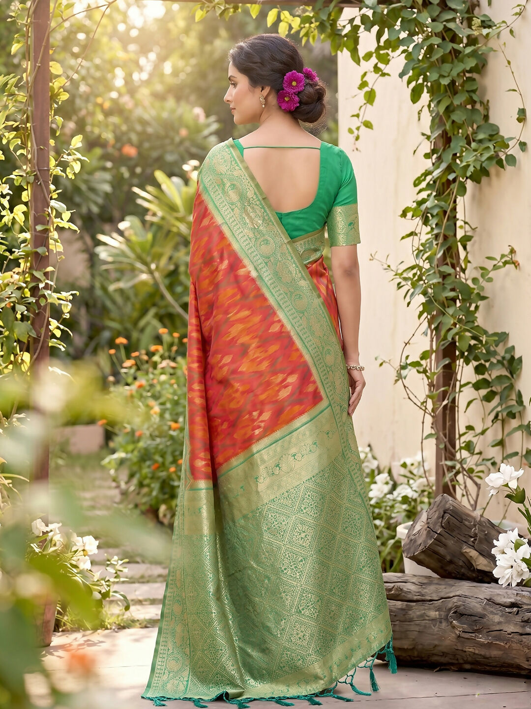Shree Shyam Fashion Mustard Soft Silk Saree - Dista