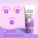 Thumbnail for Lacto Calamine Face Wash with Kaolin Clay, Niacinamide & Vitamin E for All Skin Types