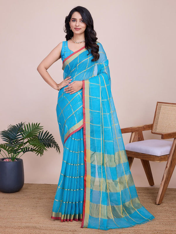 Mitera Woven Design Zari Saree