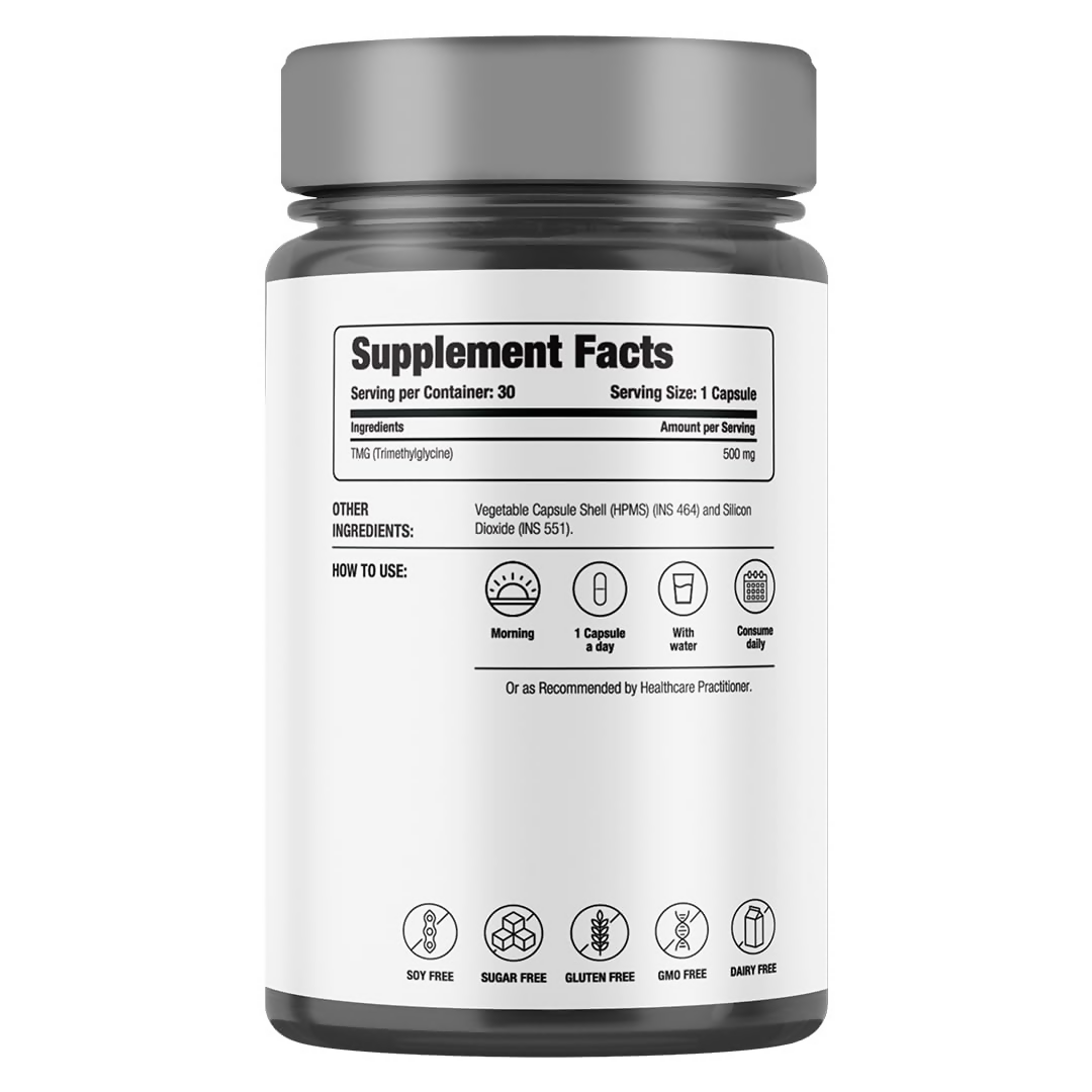 Decode Age TMG 98% Pure Trimethylglycine (TMG) Supplements Capsules - Distacart