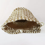 Thumbnail for JS Fashion Cream & Gold Embroidered Potli Bag with Bead Work - Dista