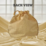 Thumbnail for JS Fashion Embroidered Handcrafted Wedding Potli Bag with Beads