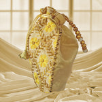 Thumbnail for JS Fashion Embroidered Handcrafted Wedding Potli Bag with Beads