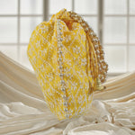 Thumbnail for JS Fashion Embroidered Handcrafted Wedding Potli Bag with Beads - Dista