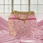 Thumbnail for JS Fashion Wedding Potli Bag for Women with Drawstring Closure