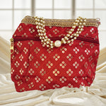 Thumbnail for JS Fashion Wedding Potli Bag for Women with Drawstring Closure
