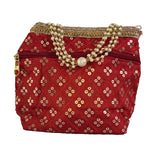 Thumbnail for JS Fashion Wedding Potli Bag for Women with Drawstring Closure
