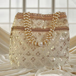 Thumbnail for JS Fashion Wedding Potli Bag for Women with Drawstring Closure - Distacart