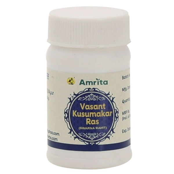 Amrita Vasant Kusumakar Ras (Swarna Rahit) Tablets - Distacart