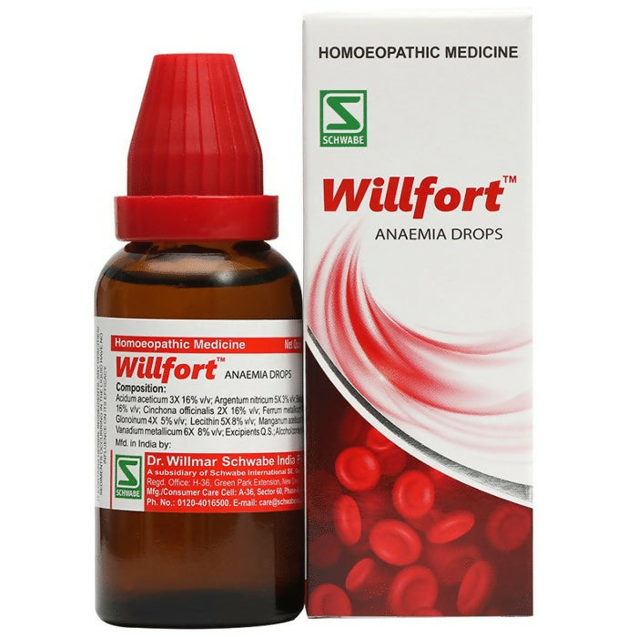 Dr. Willmar Schwabe India Willfort Anemia Drops - Distacart