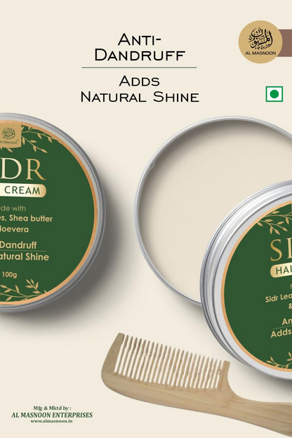 Al Masnoon Sidr Hair Cream Herbal Anti-Dandruff Cream - Distacart