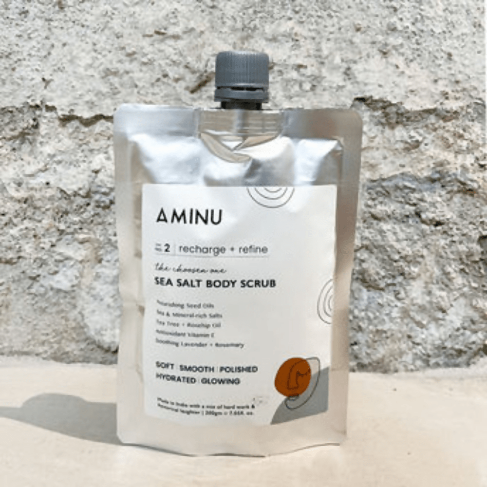 Aminu Sea Salt Body Scrub - Distacart