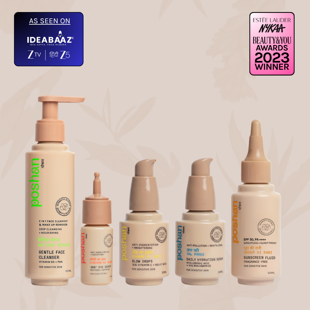 Poshan Skincare Sampoorn Poshan - Complete Routine - Dista